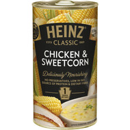 5 PACK of Heinz Classic Canned Soup Chicken & Sweetcorn 535g