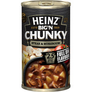 5 PACK of Heinz Big N Chunky Canned Steak & Mushroom 535g