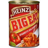 5 PACK of Heinz Big Eat Spaghetti Bolognese 410g