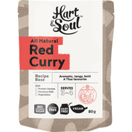 5 PACK of Hart & Soul All Natural Red Curry Recipe Base 80g