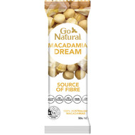 5 PACK of Go Natural Bars Macadamia Dream 50g
