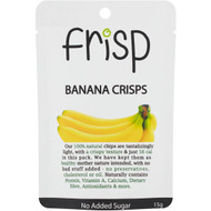 5 PACK of Frisp Banana Crisps 15g