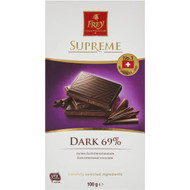 5 PACK of Frey Dark Chocolate Block 69% 100g