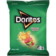 5 PACK of Doritos Corn Chips Original Share Pack 170g