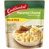 5 PACK of Continental Value Pack Pasta & Sauce Macaroni Cheese 170g