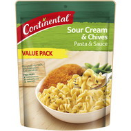 5 PACK of Continental Sour Cream & Chives Pasta & Sauce Value Pack 145g