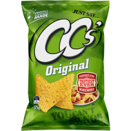 5 PACK of Cc's Corn Chips Original 175g