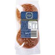 5 PACK of Brioche Gourmet Brioche Burger Buns With Seasame Seeds 4 pack