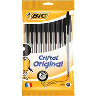 5 PACK of Bic Easyglide Pens Black 10 pack
