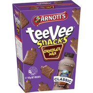 5 PACK of Arnott's Teevee Snacks Chocolate Milk 165g