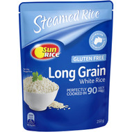 5 PACK of Sunrice Microwave Long Grain In 90 Seconds 250g