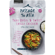 5 PACK of Passage To Asia Thai Basil & Sweet Chili 200g