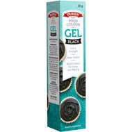 5 PACK of Queen Black Food Colour Gel 15g