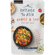 5 PACK of Passage To Asia Honey & Soy Chicken Stir Fry Sauce 200g