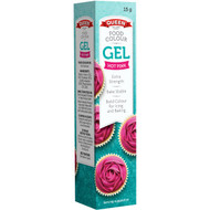 5 PACK of Queen Pink Food Colour Gel 15g