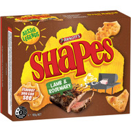 5 PACK of Arnott's Shapes Lamb & Rosemary 165g