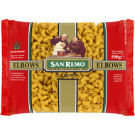 5 PACK of San Remo Elbows Pasta No 35 500g