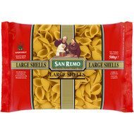 5 PACK of San Remo Shells Large Pasta No 29 500g