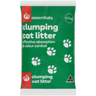 5 PACK of Essentials Cat Litter Clay Clumping 4.5l