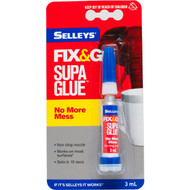5 PACK of Selleys Fix & Go Supa Glue 3ml