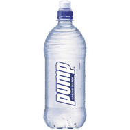 5 PACK of Pump Still Water Bottle 750ml