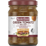 5 PACK of Masterfoods Relish Cafe Green Tomato 250g