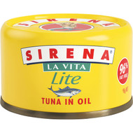5 PACK of Sirena Tuna La Vita Lite In Oil 95g