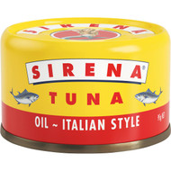 5 PACK of Sirena Tuna In Oil Italian Style 95g