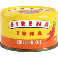 5 PACK of Sirena Tuna In Chilli Oil 95g