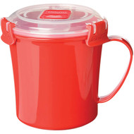 5 PACK of Sistema Plasticware Soup Mug To Go