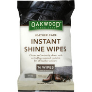 5 PACK of Oakwood Leather Wipes 16 pack