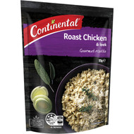 5 PACK of Continental Side Dish Roast Chicken & Leek Risotto 115g