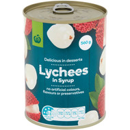 5 PACK of WW Lychees In Syrup 560g