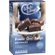 5 PACK of White Wings Brownie Mix Double Chocolate Fudge 560g