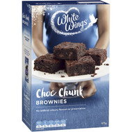 5 PACK of White Wings Brownie Mix Chocolate Chunk 475g