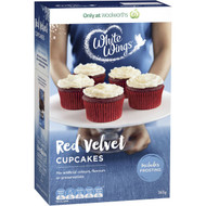5 PACK of White Wings Cupcake Mix Red Velvet 365g