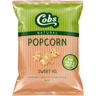 5 PACK of Cobs Popcorn Sweet As Gluten Free 110g