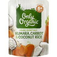 5 PACK of Only Organic Kumara Crt & Coco Rice 170g
