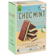 5 PACK of WW Peppermint Chocolate Flakes Ice Cream Sandwich 4 pack