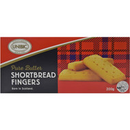 5 PACK of Unibic Shortbread Shortbread Fingers 200g