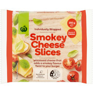 5 PACK of WW Processed Cheese Slices Smokey 250g
