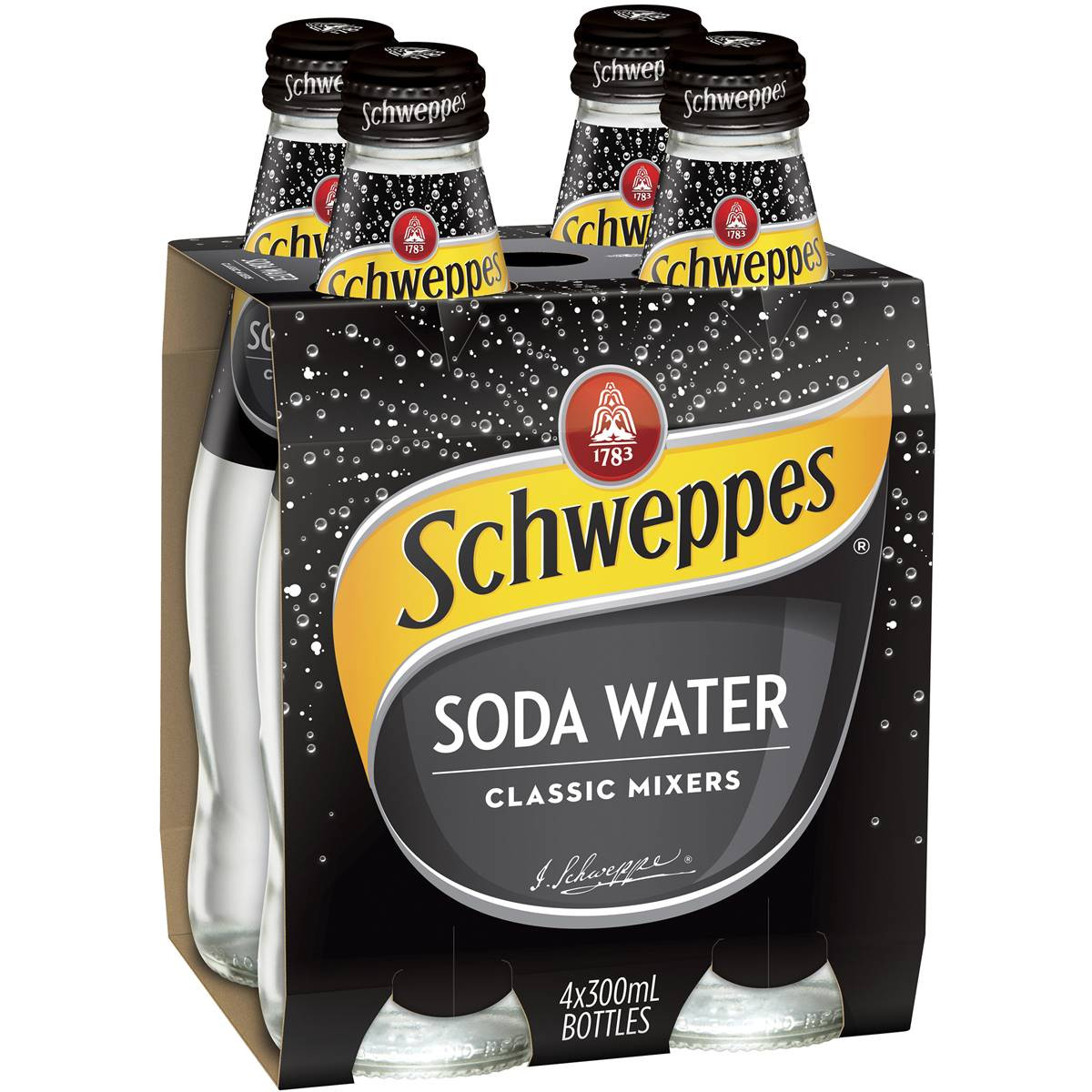 Schweppes Soda Water 4 x300ml