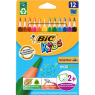 5 PACK of Bic Kids Triangular Colouring Pencils 12 pack