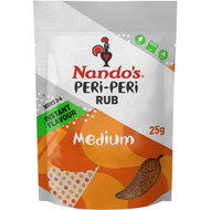 5 PACK of Nando's Peri Peri Rub Medium  25g