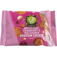 5 PACK of Youfoodz White Choc Cranberry & Macadamia Protein Cookie 60g