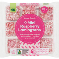 5 PACK of WW Raspberry Lamington Bites 9 pack