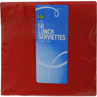 5 PACK of WW Lunch Serviettes 2ply Assorted Colours 50 pack