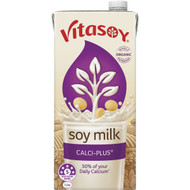 5 PACK of Vitasoy Calci Plus Soy Milk 1l