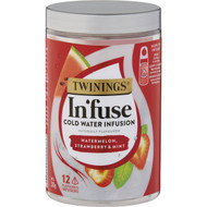 5 PACK of Twinings Infuse Watermelon Strawberry & Mint 12 pack