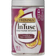 5 PACK of Twinings Infuse Peach & Passionfruit 12 pack